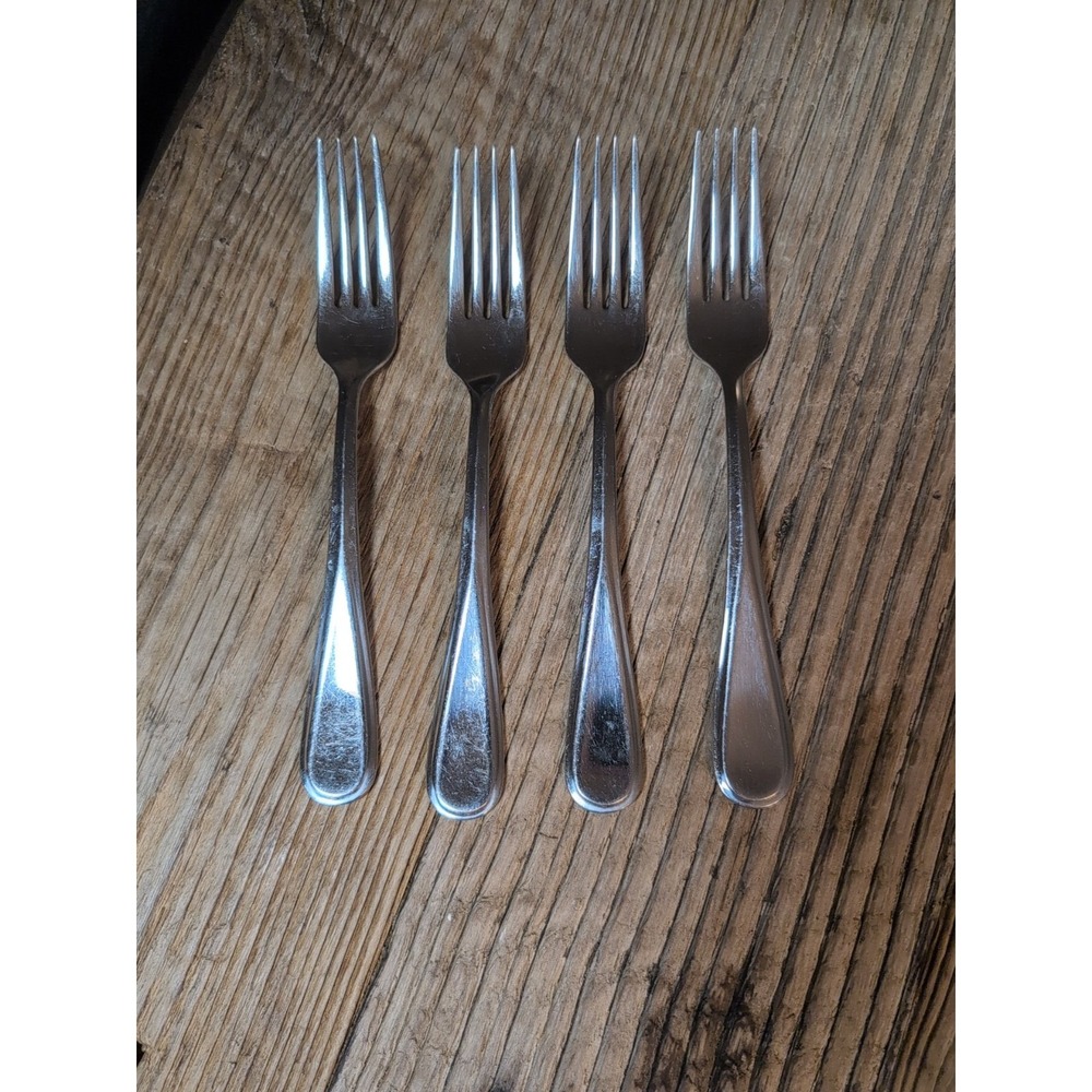 Mikasa Bravo Stainless Glossy 4 Dinner Forks 4 Pieces